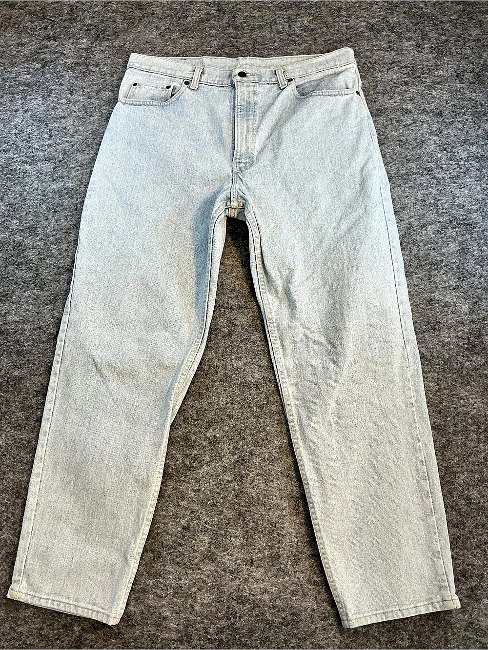 Levi's 550 Acid Wash Vintage Straight Leg Jeans Waist 38x30 Blue